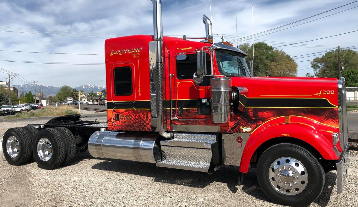 Burningham Trucking, Red Kenworth, 200
